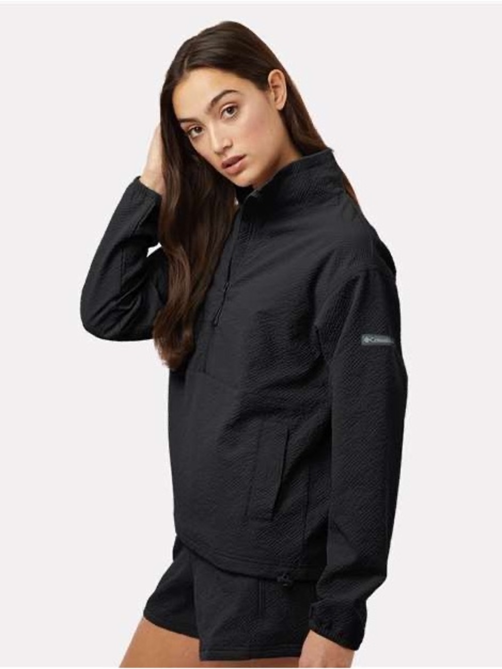 Columbia Women’s Windbreaker Half-Zip Pullover Jacket Water Resistant X-Large